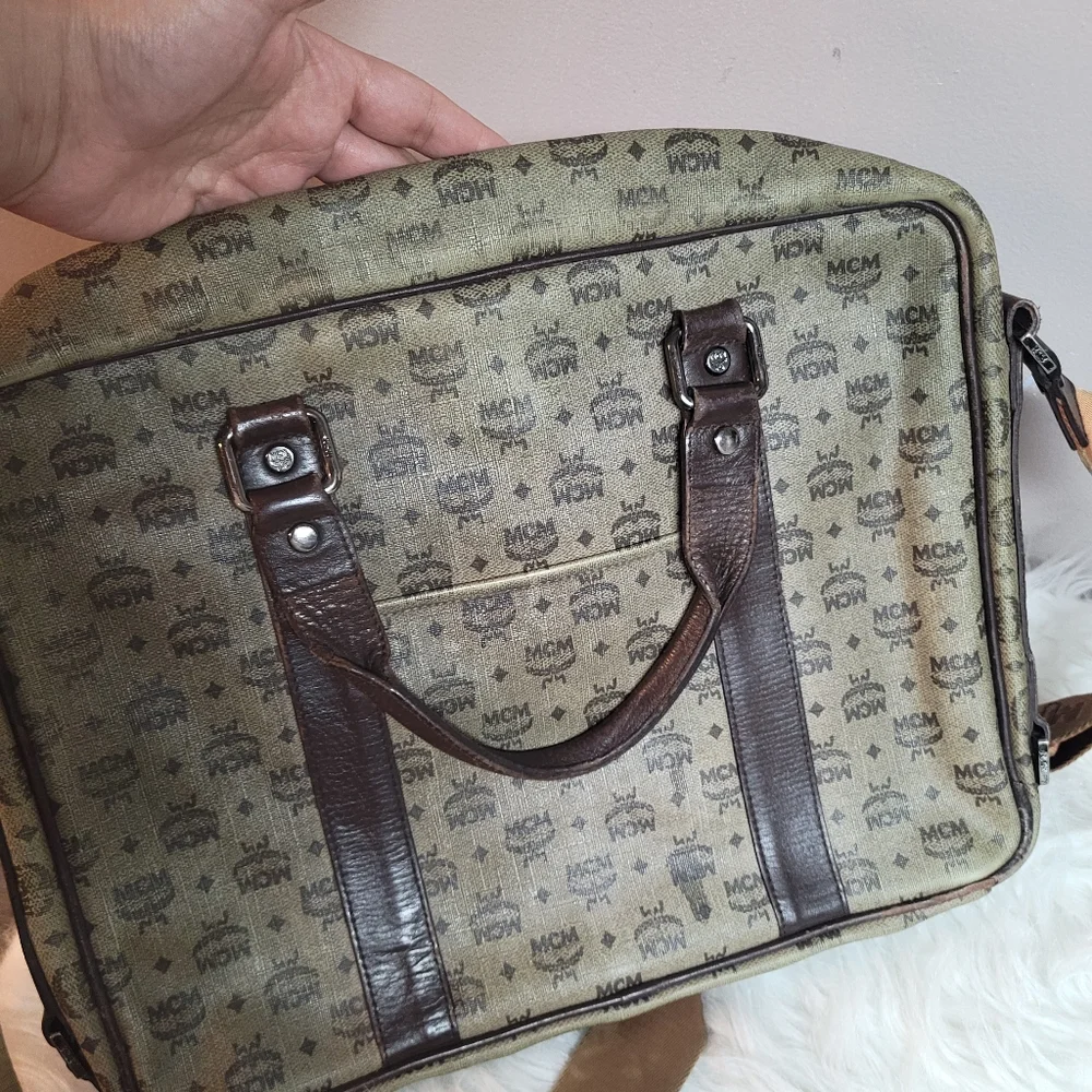 100% Authentic MCM laptop bag